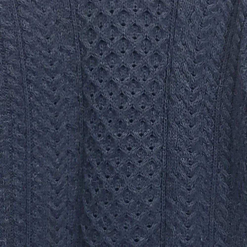 Rue Saint Patrick  Men's 100% Wool Chunky Cable Knit Fall Winter Sweater - Picture 9 of 11